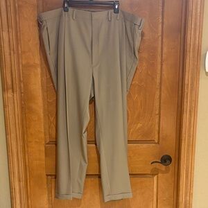 Haggar Men's Tan Dress Pants